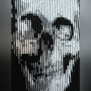 ZARA MAN Goth Punk Black Embellished Skull Sweater Size XL Made In India